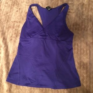 Purple workout top